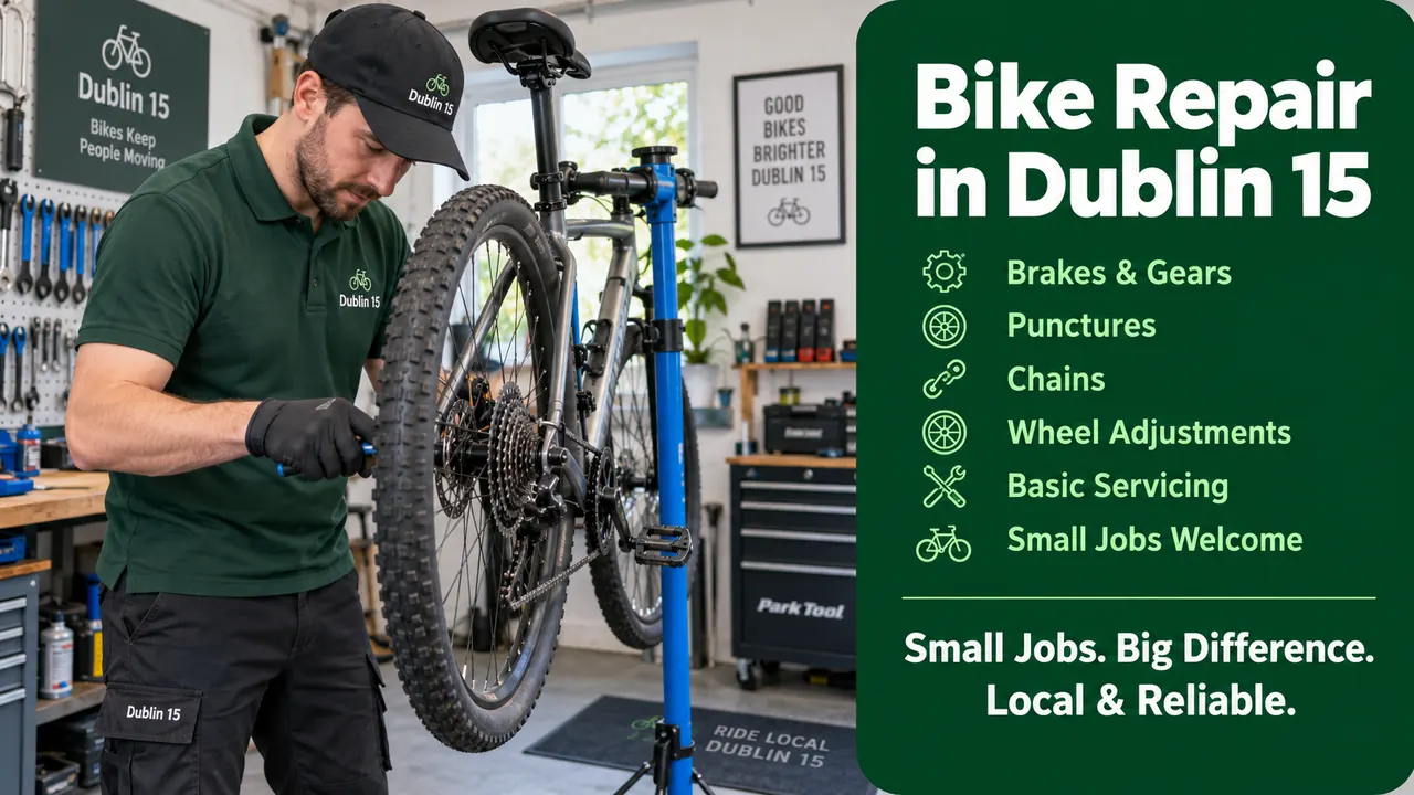 Illustrative image for bike repair enquiries in Dublin 15